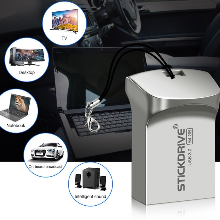 STICKDRIVE 64GB USB 3.0 High Speed Creative Metal U Disk - free shipping - PMC TechLife - Order now!