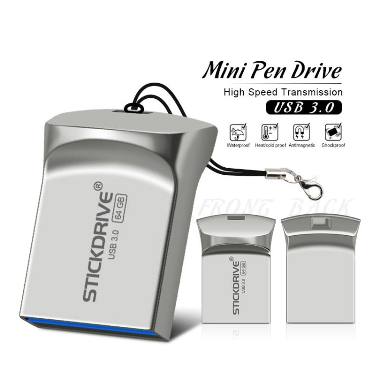 STICKDRIVE 64GB USB 3.0 High Speed Creative Metal U Disk - free shipping - PMC TechLife - Order now!