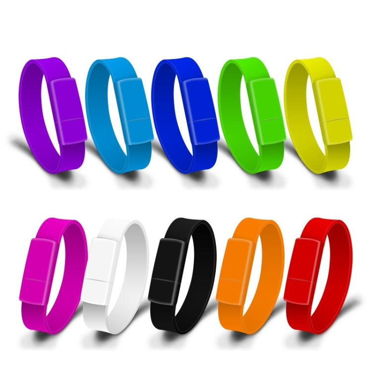 MicroDrive 128GB USB 2.0 Fashion Bracelet Wristband U Disk (Black) - free shipping - PMC TechLife - Order now!