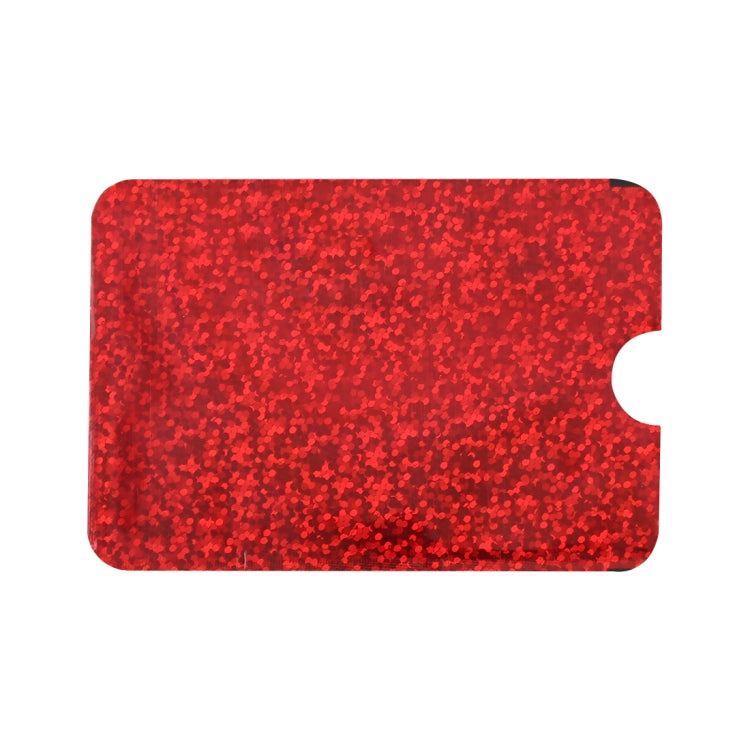 100pcs Aluminum Foil RFID Blocking Credit Card ID Bank Card Case Card Holder Cover, Size: 9 x 6.3cm (Red) - Antimagnetic RFID Package by PMC TechLife | Online Shopping South Africa | PMC TechLife | Buy Now Pay Later Mobicred
