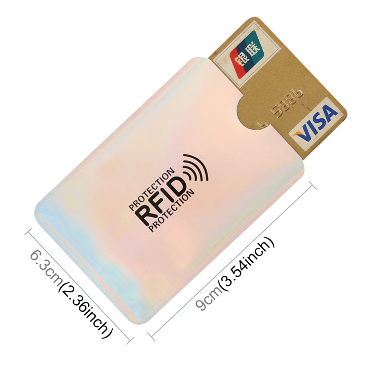 100pcs Aluminum Foil RFID Blocking Credit Card ID Bank Card Case Card Holder Cover, Size: 9 x 6.3cm (Silver) - free shipping - PMC TechLife - Order now!
