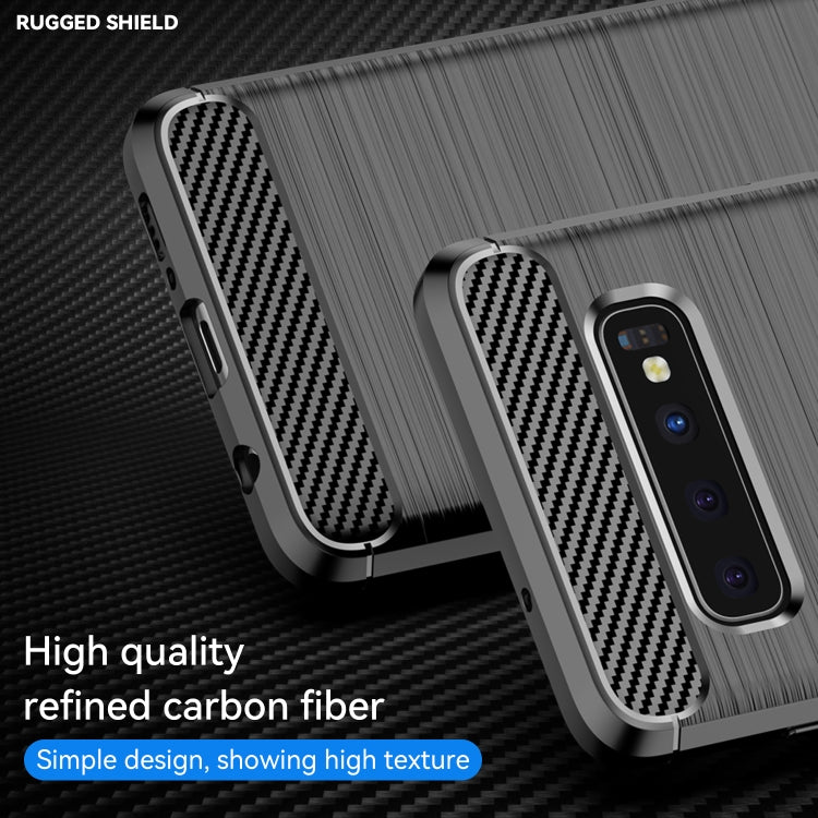 Brushed Texture Carbon Fiber TPU Case for Galaxy S10 - free shipping - PMC TechLife - Order now!